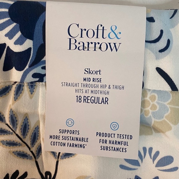 Super Cute Floral Skort w/ matching blouse, XXL and 18 - Picture 10 of 10